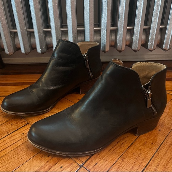 Black Lucky Brand Ankle Booties - Picture 6 of 8